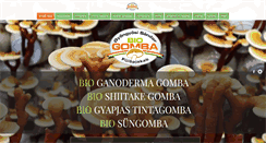 Desktop Screenshot of biogomba.hu